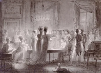 The Sala Meridiana at the Pitti Palace